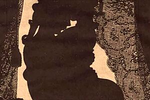 vintage erotic illustration from retro anime hentai