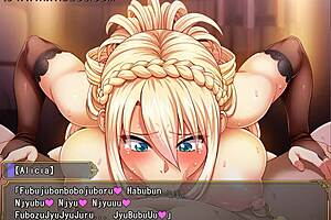 Princess knight suffers obscene defeat in game