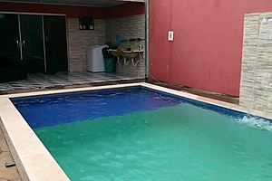 Caught The Pregnant Babe Bent Over In The Pool?