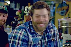 Blonde femdom says, 'want to see my fetish comedy improvisation?'