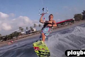 Beautiful Babes Enjoy Hot Surfing Naked And Sexy