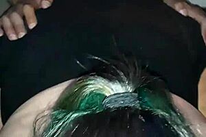 My amateur wife and husband join a stranger for an MMF threesome at home