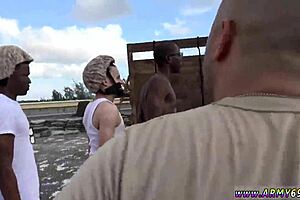 Straight Guy Moans From Gay Blowjob, Dealing With New Meat