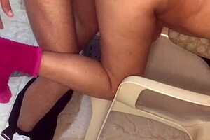 she gets hot watching porn and starts fucking