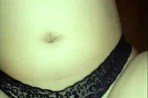 Tinder Date Bent Over in Living Room