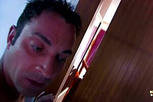 only two enthusiastic participants in a double threesome can fulfill the blonde's cheerful desires