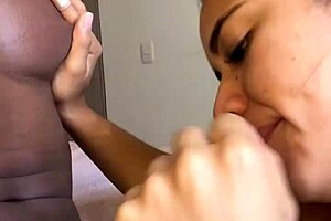i gave my stepbrother a deepthroat blowjob with facial in homemade couple video