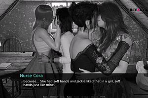 in dusklight manor, nurse cora and lemon have GROUP SEX with john in a vampire story