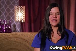 Swingers Rip Clothes for Lap Dance Undressing!