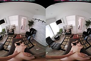 Sexy Brunette Aubree Valentine Bent Over in Doggystyle and Cowgirl Riding for Creampie