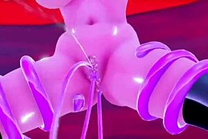 Cowgirl collection of sexy anime hentai with squirting, cum, and riding