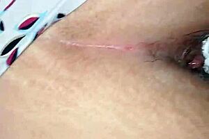 The latina prostitute desired a larger cock, so she improvised with deodorant in this final part.