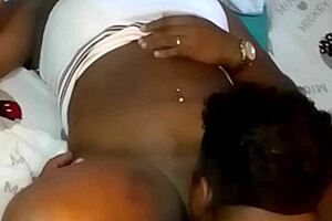 Licking Pussy Of Chocolate-Skinned Latina On Easter Sunday