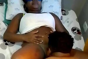 Licking Pussy Of Chocolate-Skinned Latina On Easter Sunday