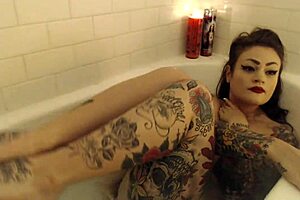 Tattooed Model Showcases Bath In Final Episode Two