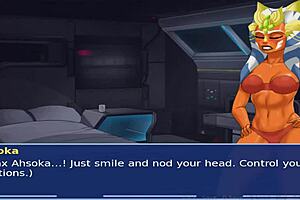 star wars orange trainer part 22 cosplay gets banged by master in bdsm fucking