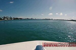 Slave Wakes Up Busty Blonde Cristi Ann for Hardcore Holiday Domination