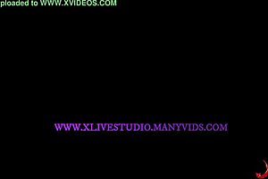 Intriguing Big Ass Brunette Sucking Hard Cocks in Doggy