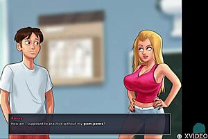 i'm making out with the sexy french teacher in summertime saga, oh god