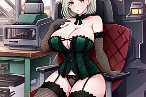 feel the power as domina queen mary commands you to jerk off in hentai femdom