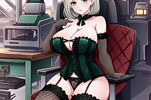 feel the power as domina queen mary commands you to jerk off in hentai femdom