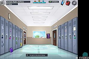 i'm making out with the sexy french teacher in summertime saga, oh god