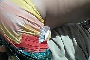 She lifts her ass up, calling me to fuck her from behind