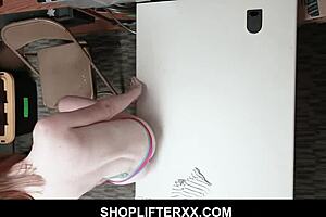 old vigilant security fucks lovely redhead katy kiss at his office