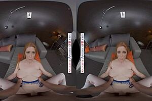 Naughty redhead penny pax fucks you hard in virtual reality with big tits and ass