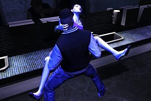 Gta 4 - Luis Fucks an Asian Babe Kay Hartman in the Club Bathroom