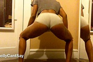 jiggling my bubble butt slowly