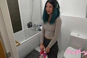 Maid Cleans House Naked Bent Over