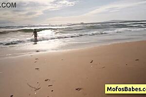 Natural blonde cutie slut Sahara Skye sucks Charles Dera's cock in the car 😍