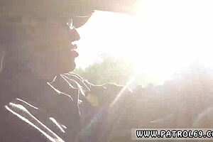 Dominant Cop's Intense Emotional Anal with Brunette Outdoors