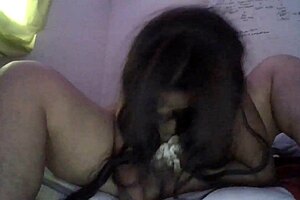 Asian Young 18+ Teases Big Uncut Cock In Homemade Blowjob