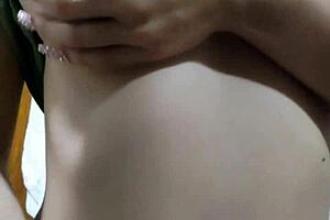 Teen Showing Her Big Tits While Having Some Fun