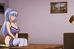 i watch my milf neighbor masturbate with toys in anime hentai style