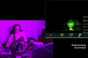 Big tit brunette plays Blackmoor Manor part 6 😘