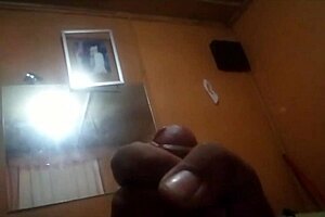 Solo amateur crafts a steamy cumshot compilation at home