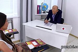 Natural Bookworm Teased By Senior Teacher