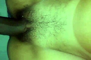 Amateur Wife with Big Tits Masturbates Big Cock. Interracial Monster Cock Leads to Cumshot.