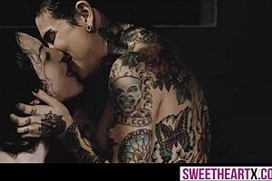 I Just Love How Tattooed Lesbian Chick Loves Dirty Talk Before Sex
