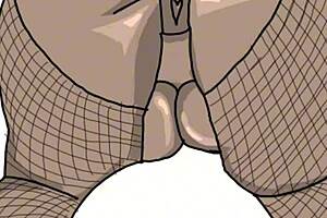 Drawing black big booty in doggy style position!