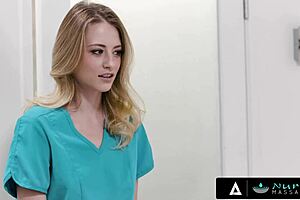 Nuru Massage - Sexy Blonde Kyler Quinn Lets Her Colleague Slide His Fat Cock Inside Her Tight Pussy