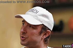 Coach fucks cheerleaders anal.