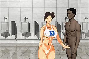 Keiko En Baño Publico 002