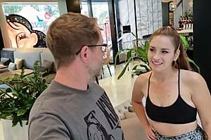 ammy redhead experiences her first piss in mouth during rough anal with paul stalker in barcelona.