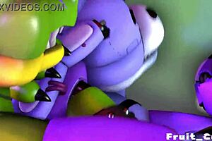 Fnaf Credit Fruit Cock in Raw Action