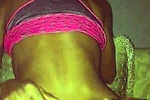 Slim black babe rides monster bbc with small tits bouncing!