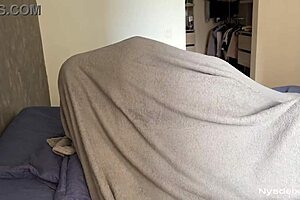 Latina Babe Rides Monster Cock.